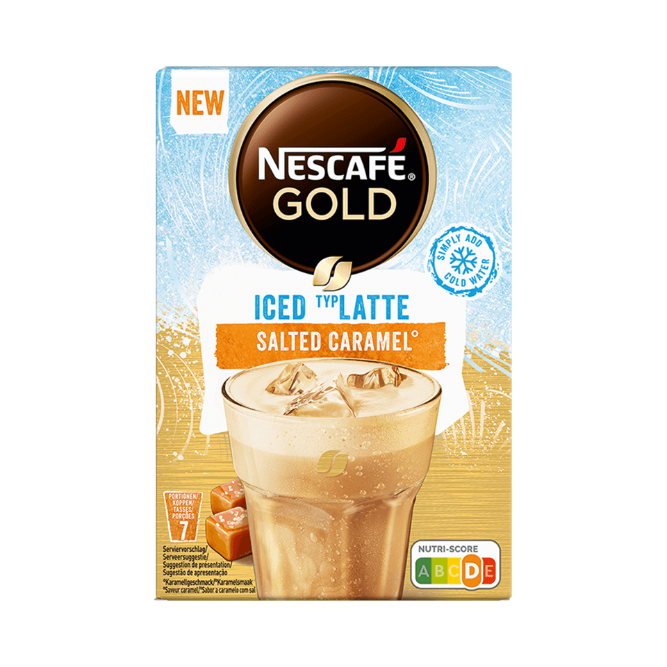 NESCAFE Gold Iced Salted Caramel Latte Nescafe BE